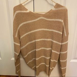 Altar’d State Twist Back, off the shoulder sweater